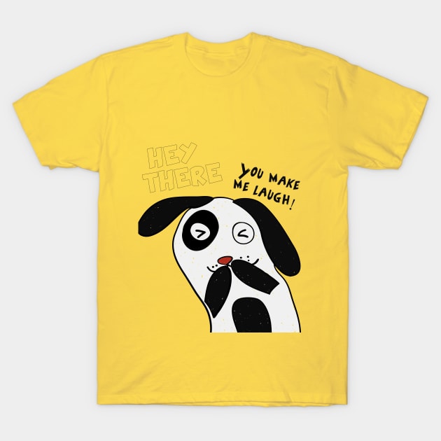 funny dogs T-Shirt by hossamimam